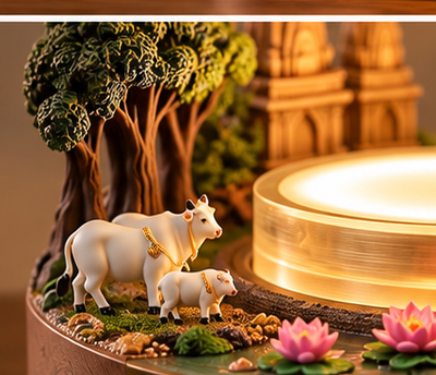 Floating Krishna Ji LED Lamp – Divine & Elegant Home Décor