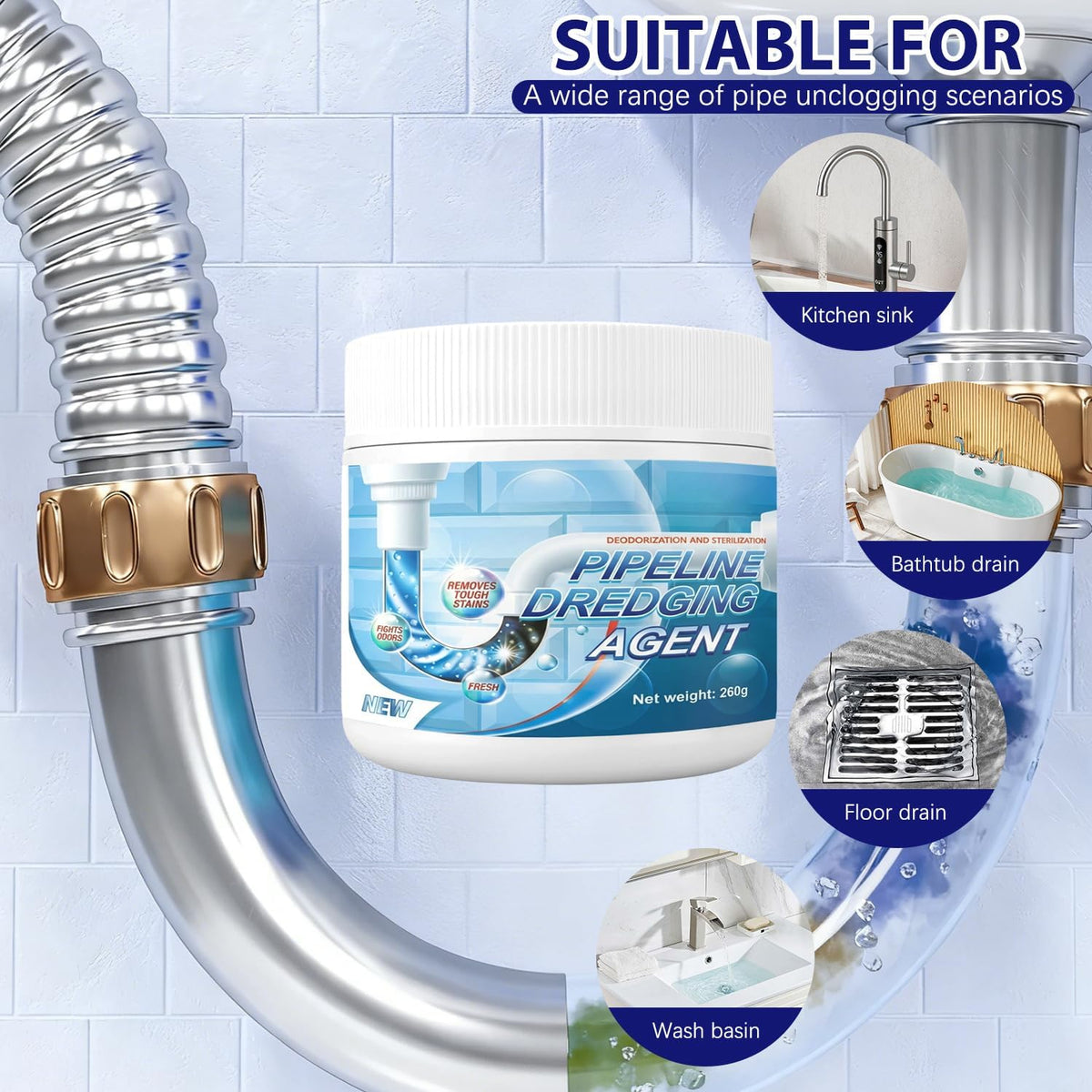 Powerful Pipe Dredging Agent - 🔥Buy 1 Get 1 Free